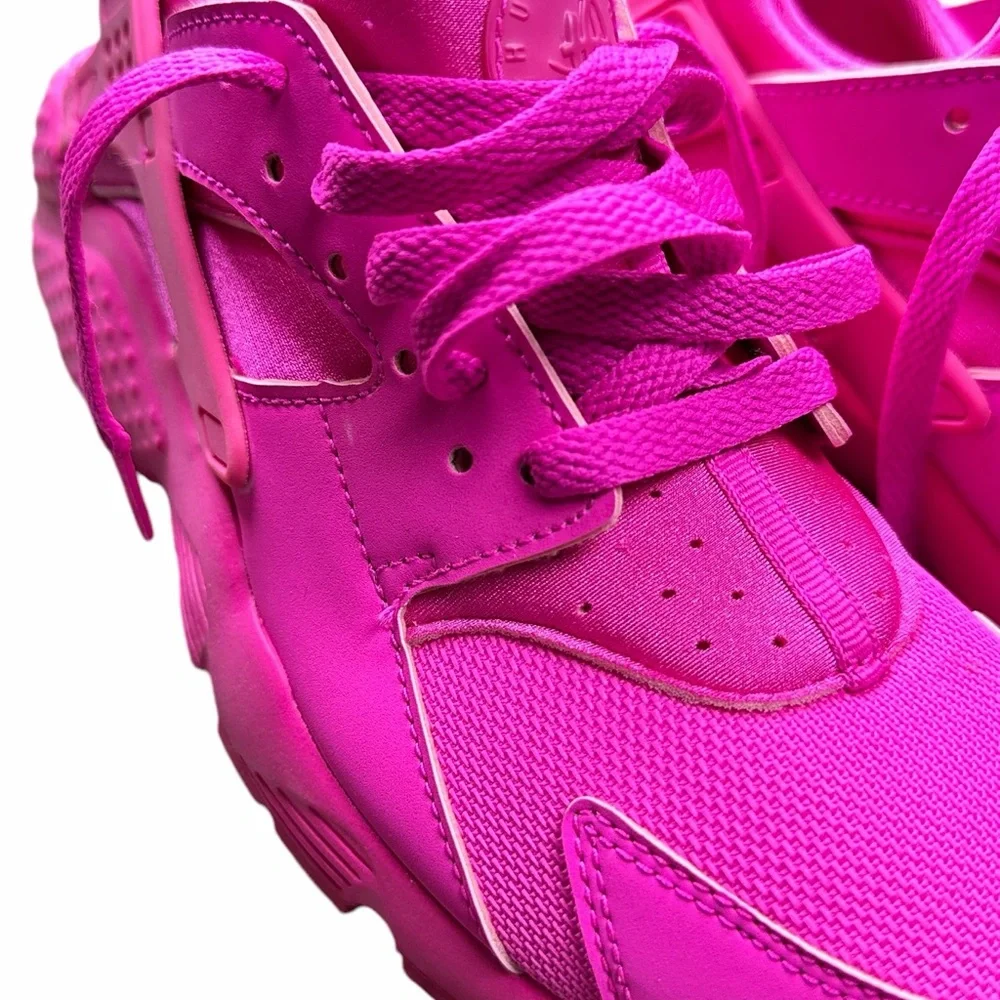 Nike Hot Pink Huarache Run Sneakers (GS)